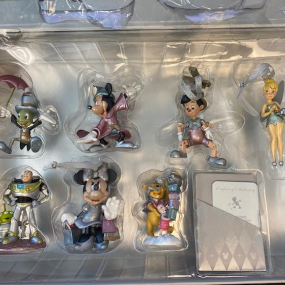 Disney Limited Edition 25th Anniversary Ornament Collection - Good Condition
